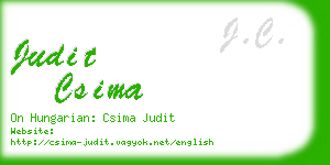 judit csima business card